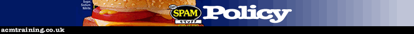 spam policy header